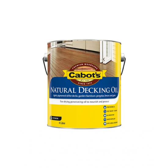 Wilco Limited CABOTS Decking Oil Natural (All Purpose) 4L
